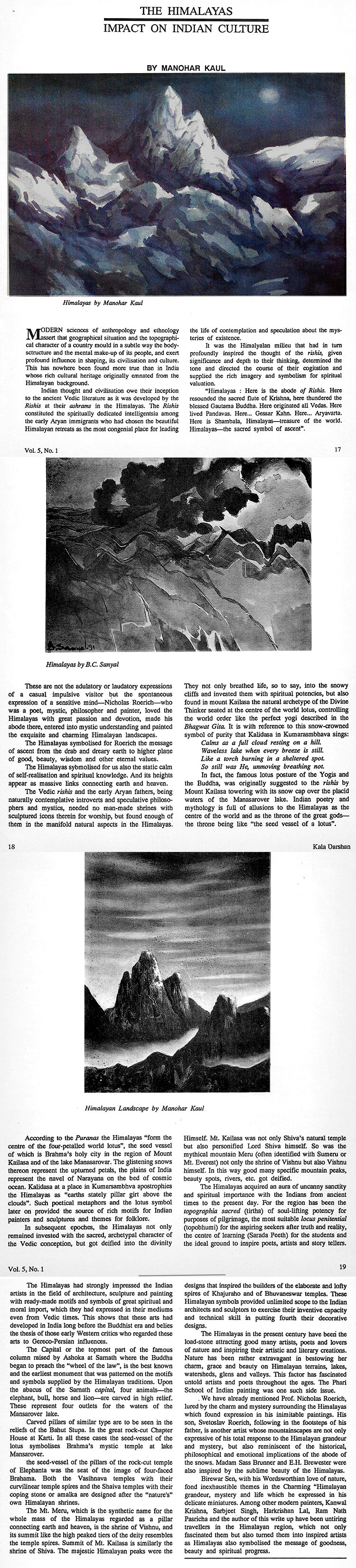 The Himalayas- Impact on Indian Culture