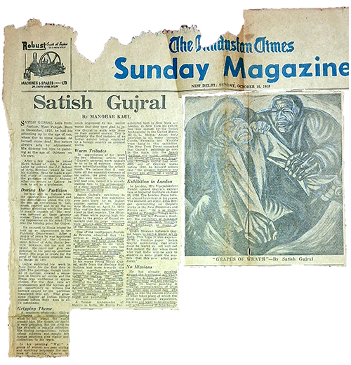 Press clipping from The Statesman