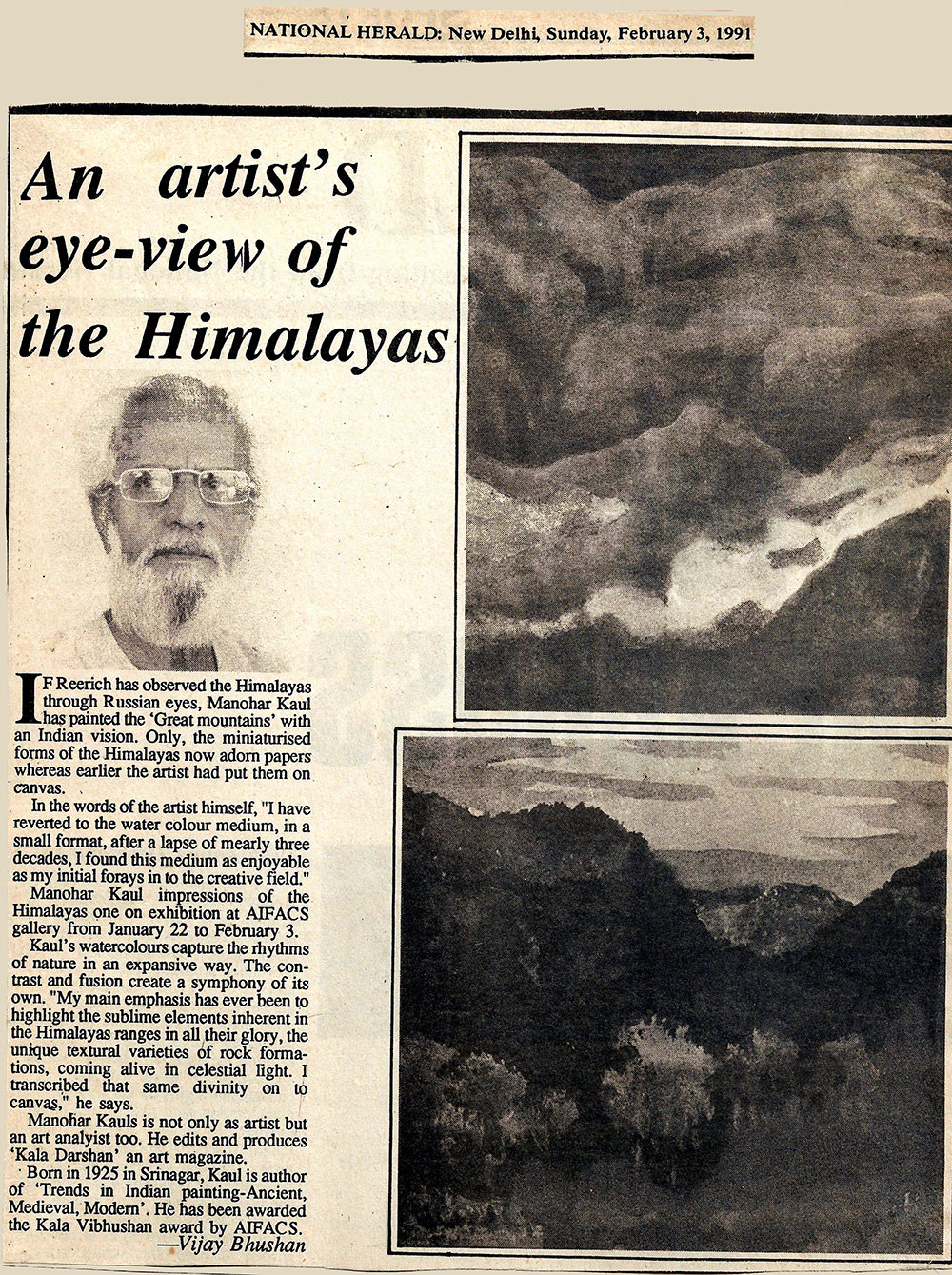 Press clipping from The Times of India