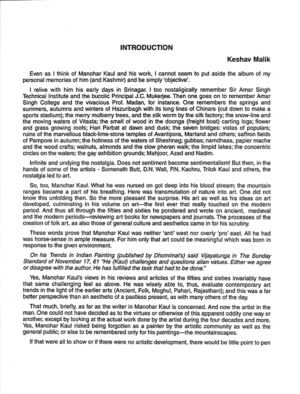 Catalogue page 4 – 1998 exhibition