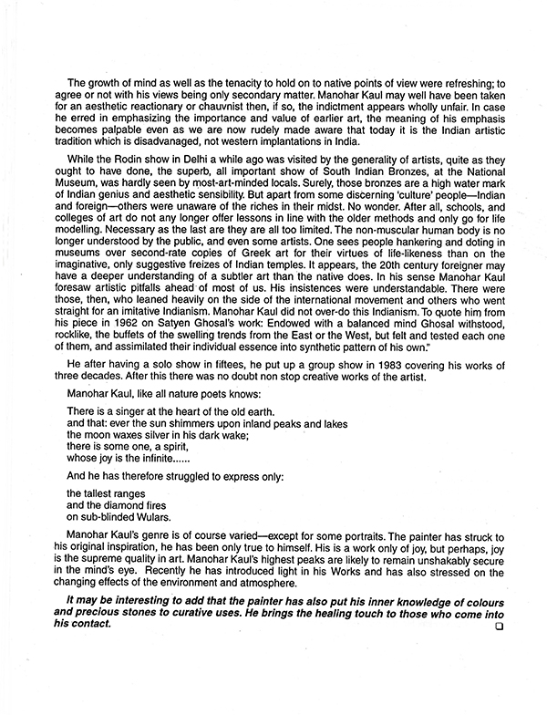 Catalogue page 6 – 1998 exhibition