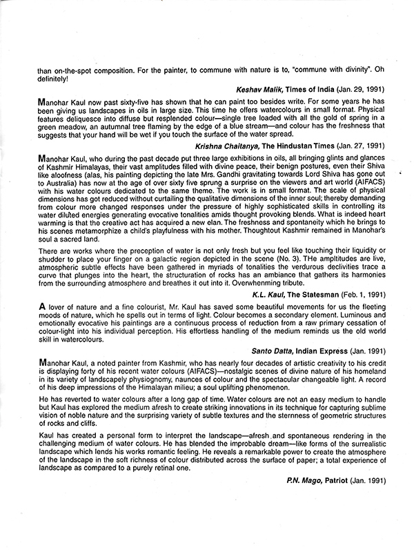 Catalogue page 9 – 1998 exhibition