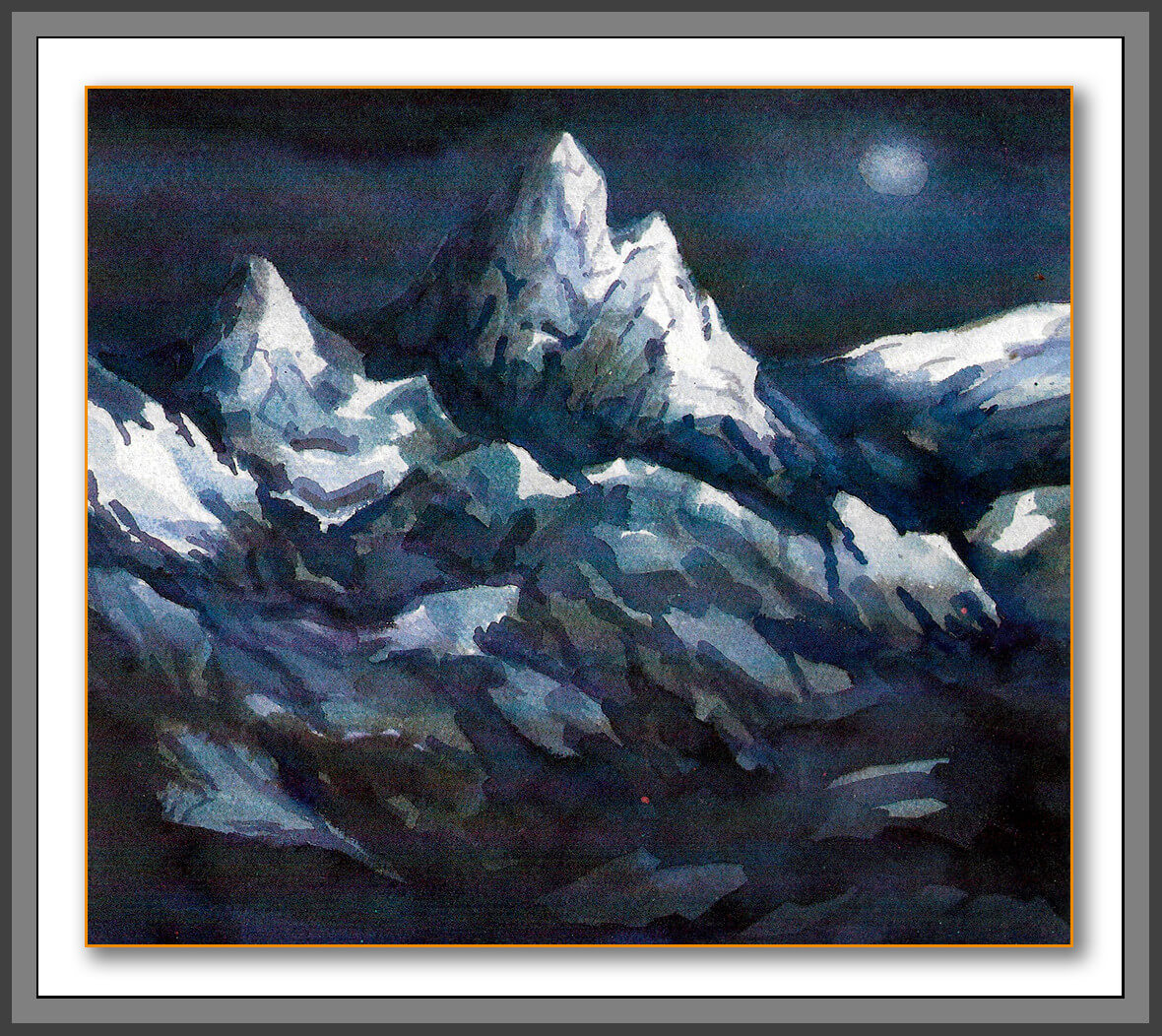 <em>“Mystique of the Moon”</em> paintings – 1992 exhibition