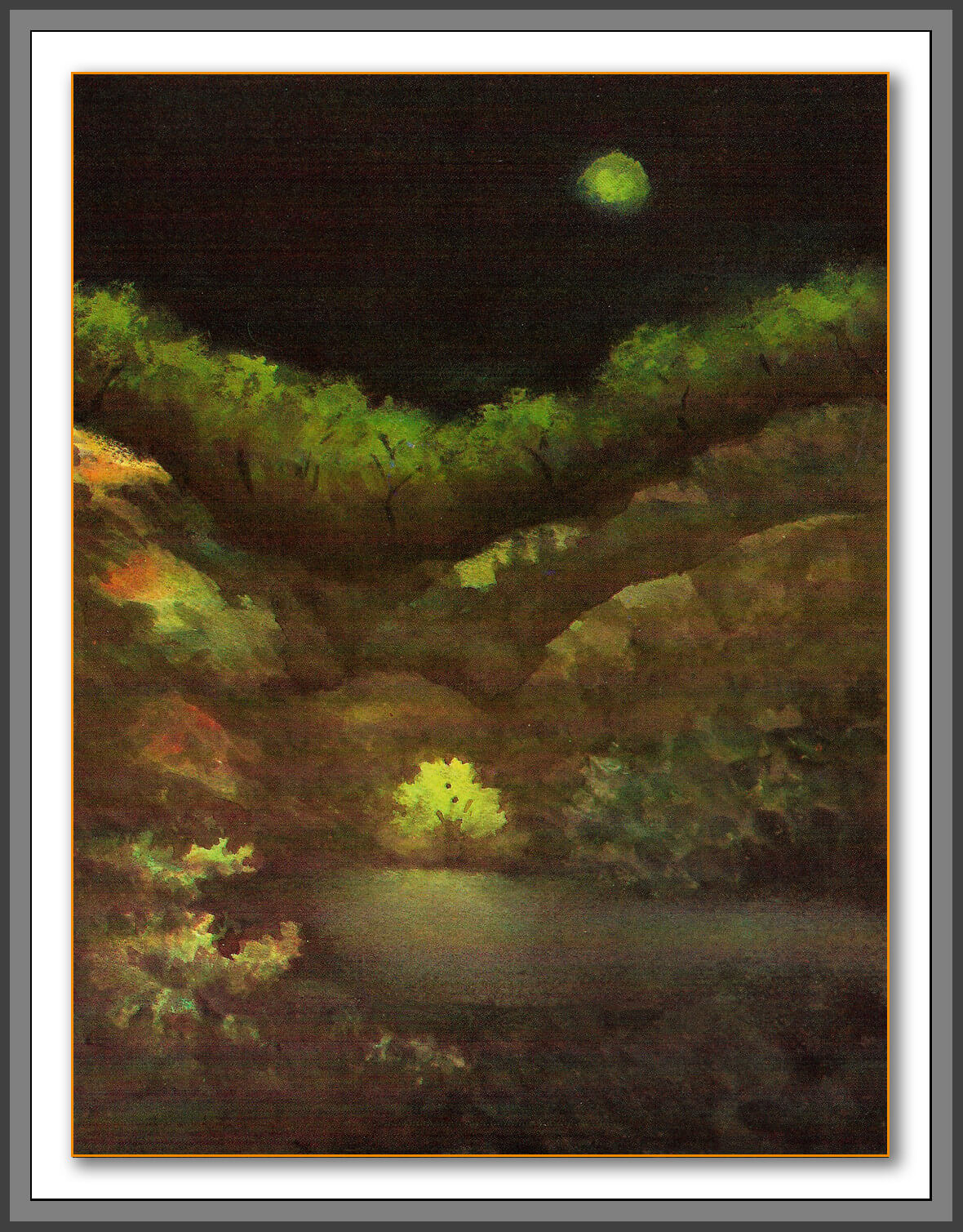 <em>“Mystique of the Moon”</em> paintings – 1992 exhibition