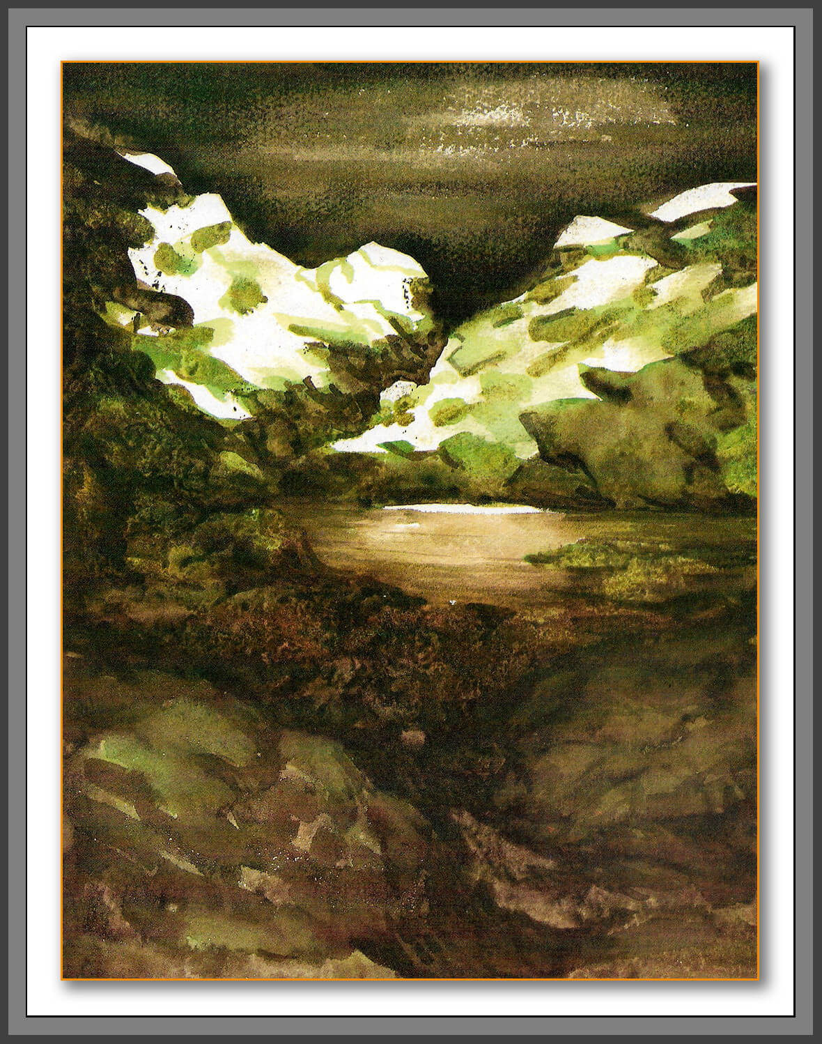 <em>“Mystique of the Moon”</em> paintings – 1992 exhibition