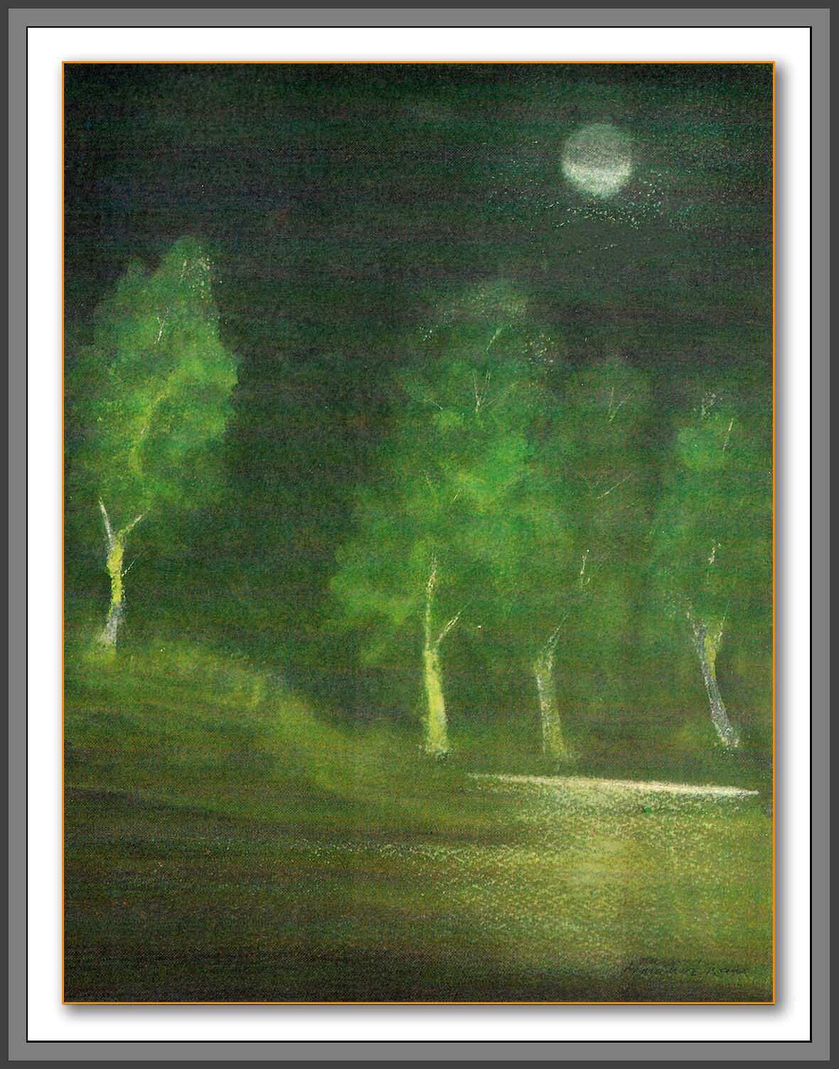 <em>“Mystique of the Moon”</em> paintings – 1992 exhibition