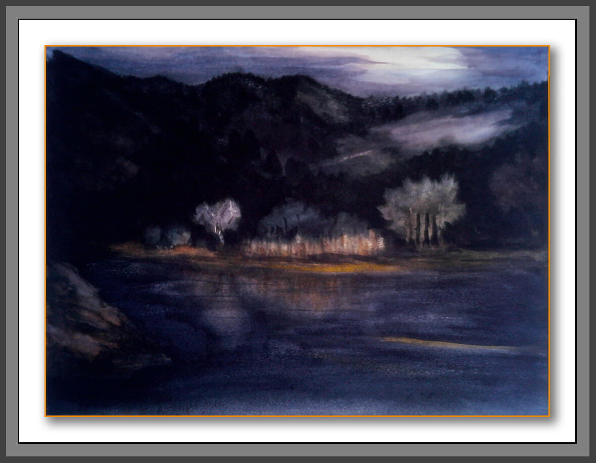 <em>“Mystique of the Moon”</em> paintings – 1992 exhibition
