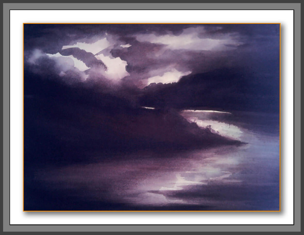 <em>“Mystique of the Moon”</em> paintings – 1992 exhibition