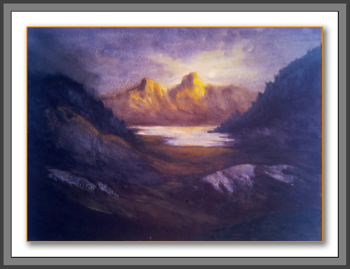 <em>“Mystique of the Moon”</em> paintings – 1992 exhibition