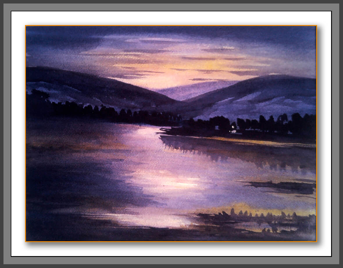 <em>“Mystique of the Moon”</em> paintings – 1992 exhibition