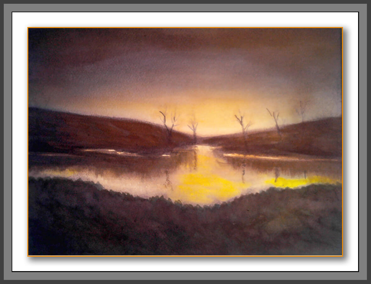 <em>“Mystique of the Moon”</em> paintings – 1992 exhibition